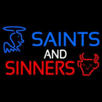 Blue Saints And Red Sinners Leuchtreklame