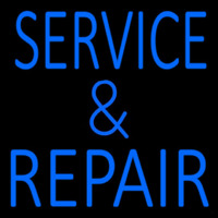 Blue Service And Repair 1 Leuchtreklame