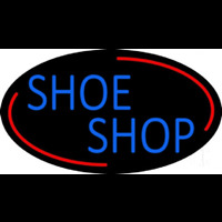 Blue Shoe Shop Leuchtreklame