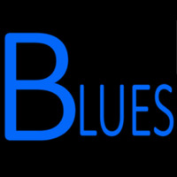 Blues Guitar Leuchtreklame