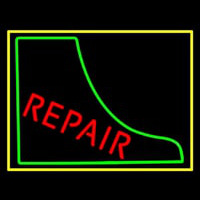 Boot Repair With Border Leuchtreklame