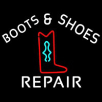 Boots And Shoes Repair Leuchtreklame