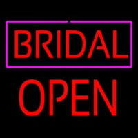 Bridal Block Open Leuchtreklame