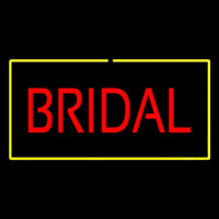 Bridal Rectangle Yellow Leuchtreklame