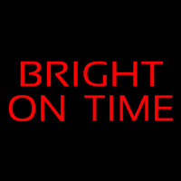 Bright On Time Leuchtreklame