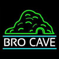 Bro Cave Leuchtreklame