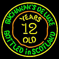 Buchanans Delu e 12 Year Old Leuchtreklame