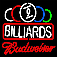 Budweiser Ball Billiards Te t Pool Beer Sign Leuchtreklame