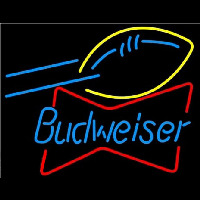 Budweiser Football Bowtie Leuchtreklame