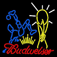 Budweiser Footballer Leuchtreklame