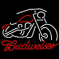 Budweiser Motorcycle Leuchtreklame