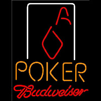 Budweiser Poker Squver Ace Beer Sign Leuchtreklame