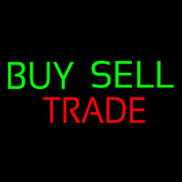 Buy Sell Trade Leuchtreklame