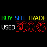 Buy Sell Trade Used Books Leuchtreklame