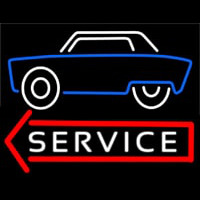 Car Logo Service 1 Leuchtreklame