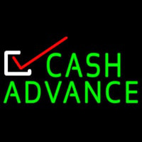 Cash Advance Leuchtreklame