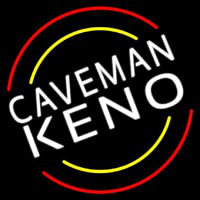 Caveman Keno 5 Leuchtreklame