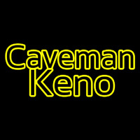 Caveman Keno Leuchtreklame