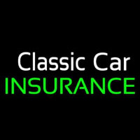 Classic Car Insurance Leuchtreklame