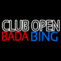 Club Open Bada Bing Leuchtreklame