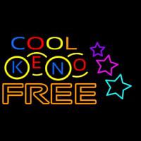 Cool Keno Free 1 Leuchtreklame