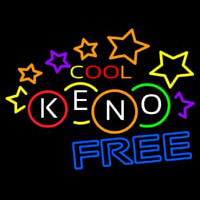 Cool Keno Free 3 Leuchtreklame