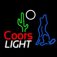 Coors Light Coyote Leuchtreklame