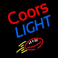 Coors Light Football Beer Leuchtreklame