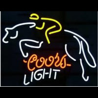 Coors Light Race Horse Leuchtreklame