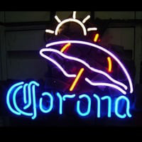 Corona Umbrella Leuchtreklame