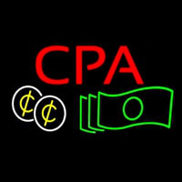 Cpa Dollars And Cents Red Leuchtreklame