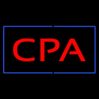 Cpa Rectangle Blue Leuchtreklame