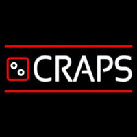 Craps With Hand Logo 2 Leuchtreklame