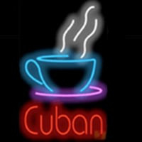 Cup Cuban Leuchtreklame