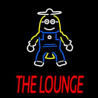 Custom The Lounge Leuchtreklame