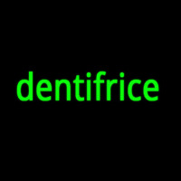 Dentifrice Leuchtreklame