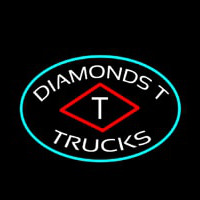 Diamond T Trucks Leuchtreklame