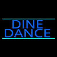 Dine Dance Leuchtreklame