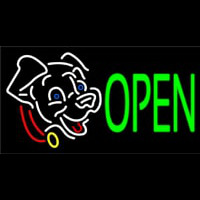 Dog Open 1 Leuchtreklame