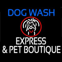 Dog Wash Leuchtreklame