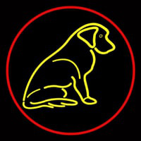 Dog With Logo 2 Leuchtreklame