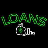 Double Stroke Loans With Logo Leuchtreklame