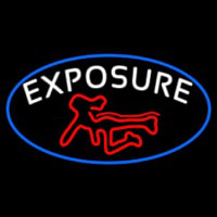 E posure Full Girl Logo Leuchtreklame