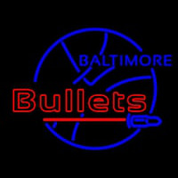 Early Baltimore Bullets Logo Leuchtreklame