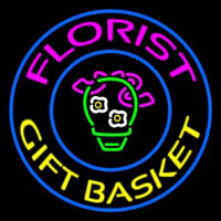 Florist Gifts Baskets Logo Leuchtreklame