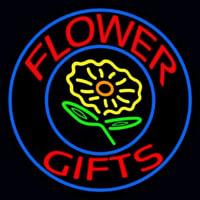 Flower Gifts In Block Logo Leuchtreklame