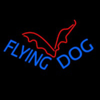 Flying Dog Leuchtreklame