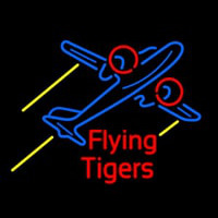 Flying Tigers Airplane Leuchtreklame