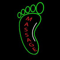 Foot Massage Logo Leuchtreklame