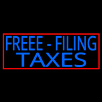 Free Filing Ta es Leuchtreklame